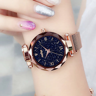 2019 Women Watches Magnetic Starry Sky Female Clock Quartz Wristwatch Fashion Ladies Wrist Watch reloj mujer relogio feminino