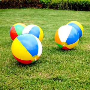 23/30/36cm Inflatable Beach Ball PVC Water Balloons Rainbow-Color Balls Summer Outdoor Beach Swimming Toys New Arrival