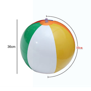 23/30/36cm Inflatable Beach Ball PVC Water Balloons Rainbow-Color Balls Summer Outdoor Beach Swimming Toys New Arrival